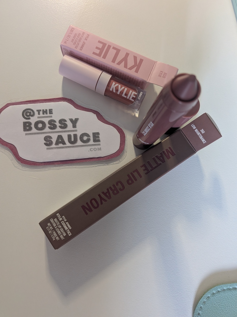 Kylie Cosmetics Lip Duo 350 Low Maintenance + 808 Kylie Travel Size NWT